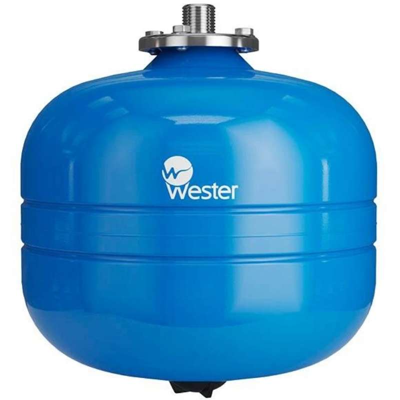 Бак мембранный для водоснабжения Вертикальный  Wester (синий) WAV12