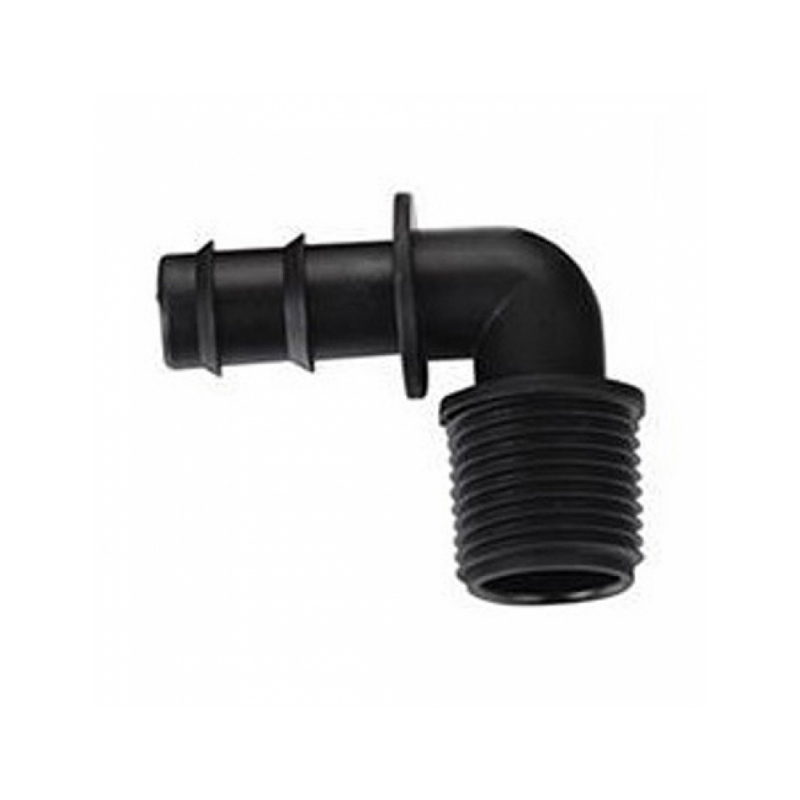 AD 7217 Адаптер угловой для капельной трубки Dn16 с наружной резьбой 1/2"