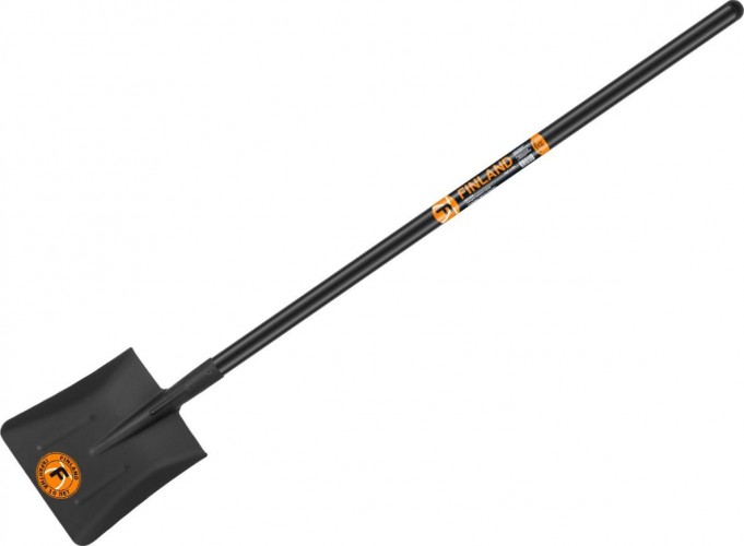 ЛОПАТА СОВКОВАЯ С РЕБРАМИ ЖЕСТКОСТИ С УДЛИНЕННЫМ ЧЕРЕНКОМ FINLAND 1509-Ч