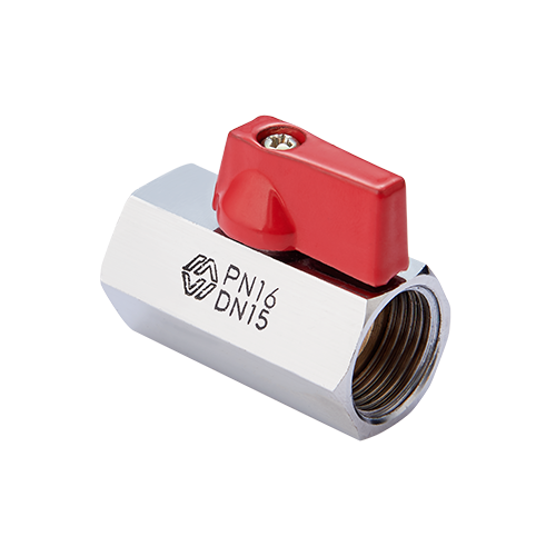 BV.465.04 Кран шаровый мини MVI 1/2" внутренняя-внутренняя