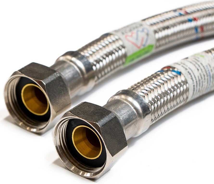 030 см Подводка для воды SS 12мм 1/2 в-в