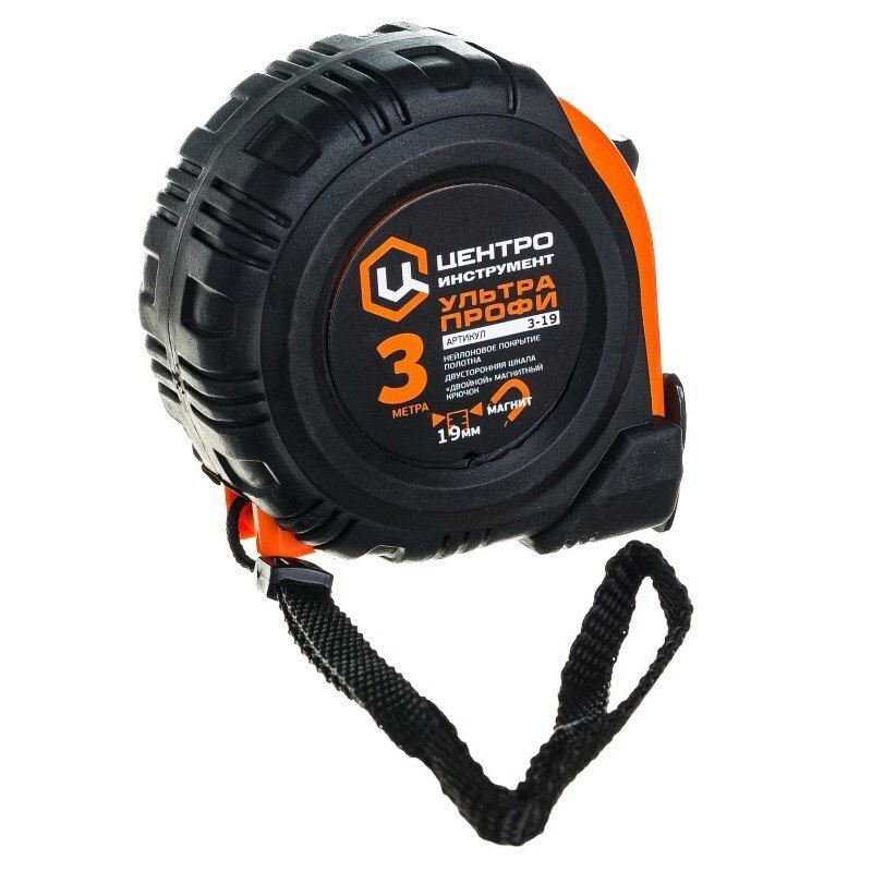 РУЛЕТКА "УЛЬТРА" КАУЧУК С ФИКСАТОРОМ 3МХ19мм МАГНИТНАЯ ЦИ