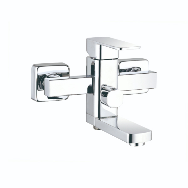 LEB3-A123 См-ль для ванны с литым пов. изливом 150мм, ø35, встр. переключение. ZEGOR