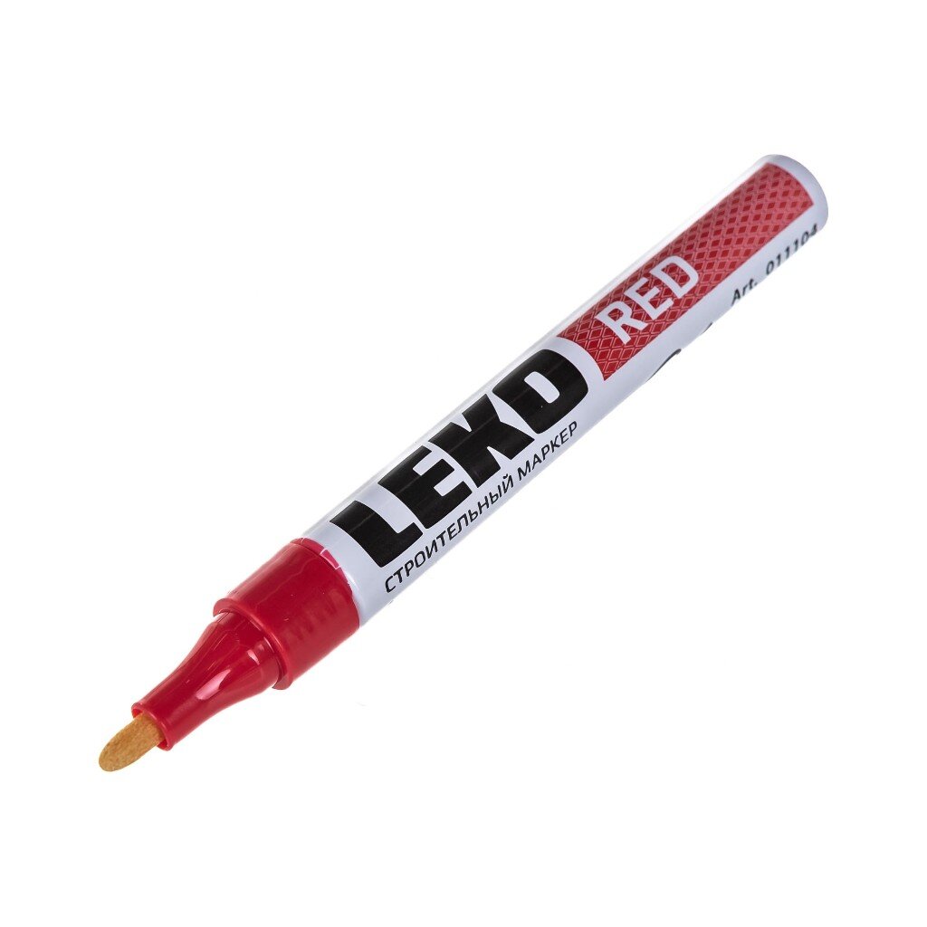 Маркер LEKON Standart с нитроэмалью 12/144/1296 КРАСНЫЙ 011104