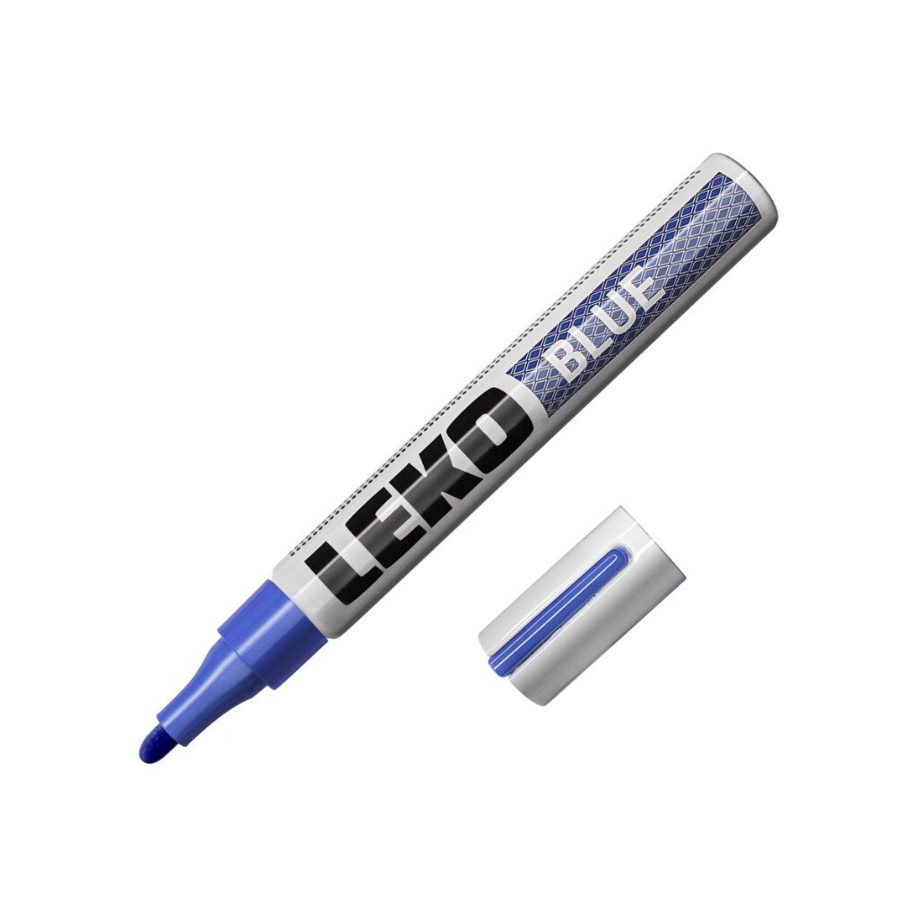 Маркер LEKON Standart с нитроэмалью 12/144/1296 СИНИЙ 011604