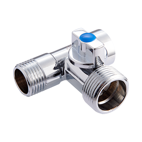 BV.462.040504 Кран-тройник для подкл сантех приборов MVI 1/2"x3/4"x1/2" внутренняя-наружная-наружная