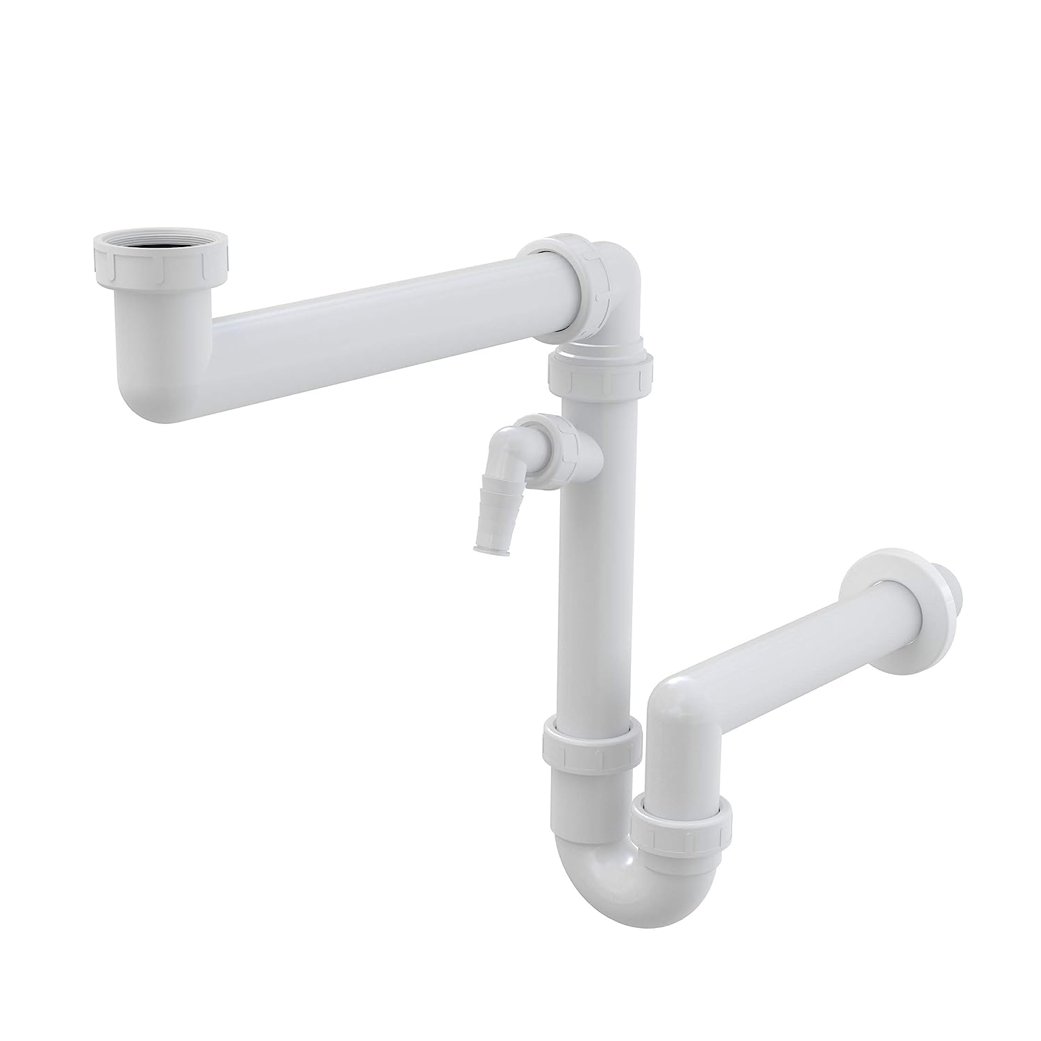 A413  Cифон для умывальника экономящий пространство Ø63