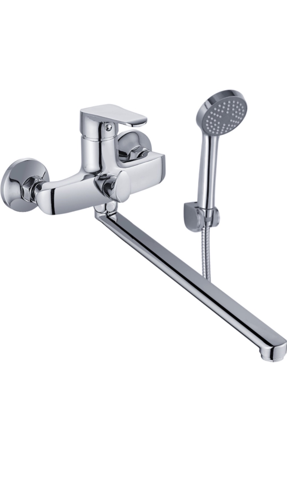 KLG 896 Смеситель для ванны с длинным изливом, хром