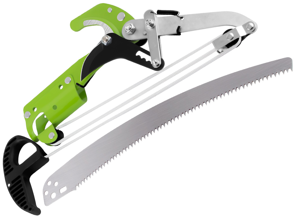 СУЧКОРЕЗ ШТАНГОВЫЙ С ХРАПОВЫМ МЕХАНИЗМОМ И САДОВОЙ ПИЛКОЙ ЦИ 0220