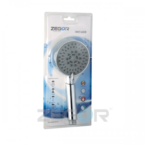 WKY-6008 Лейка душевая, хром блистер