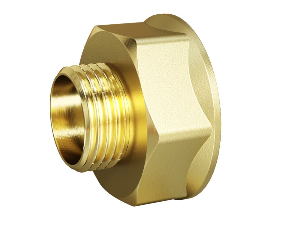 Переход DN25х15 (1"ВР х 1/2"НР) латунь LD (50)