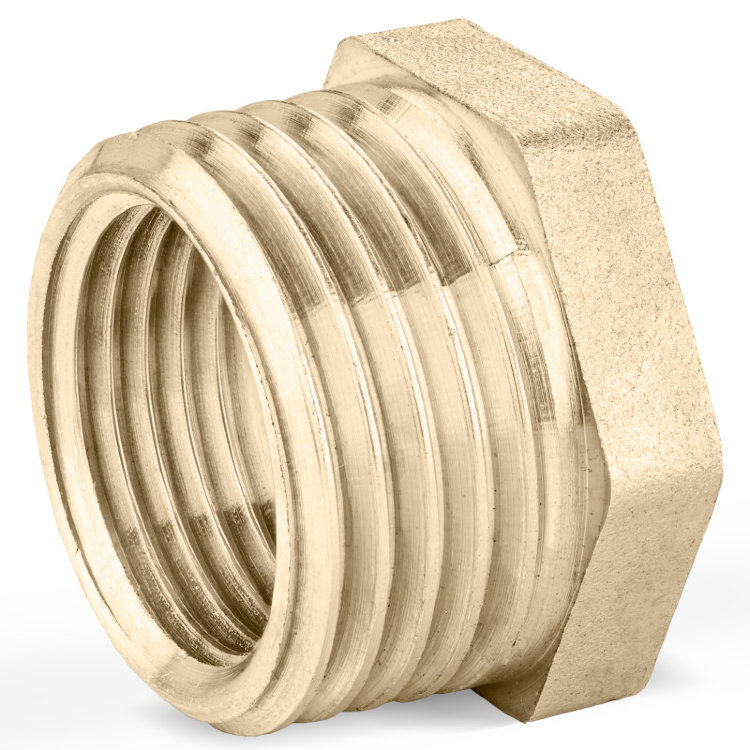 Футорка DN25х20 (1"НР х 3/4" ВР) латунь LD (70)