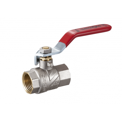 FBR12 Кран шаровый 3/4" полнопроходной, гайка-гайка Ручка