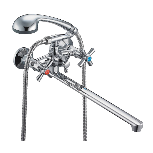 DFR7-C722 См-ль для ванны с плоским пов.изл., кер. (1/2) 180°, шар.переключение ZEGOR