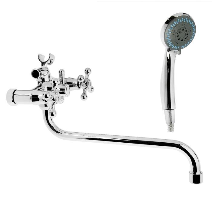 A7576 Смеситель для ванны и душа, двухрычажный (латунь)