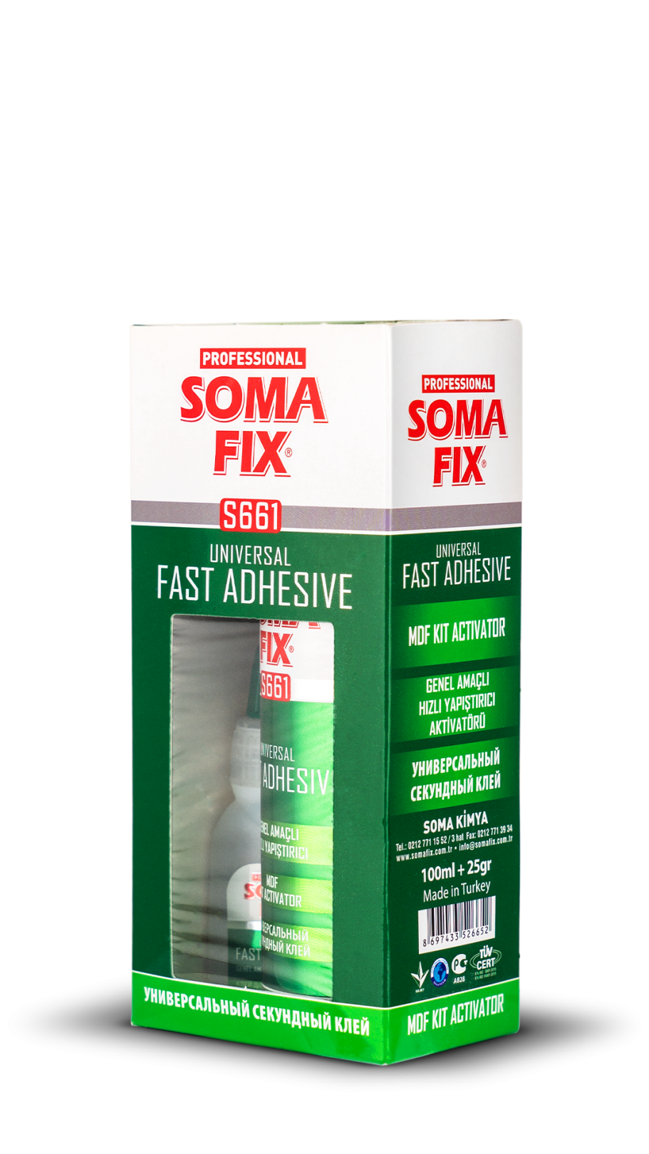 SOMA FIX Активатор (100 мл + клей 25 гр)