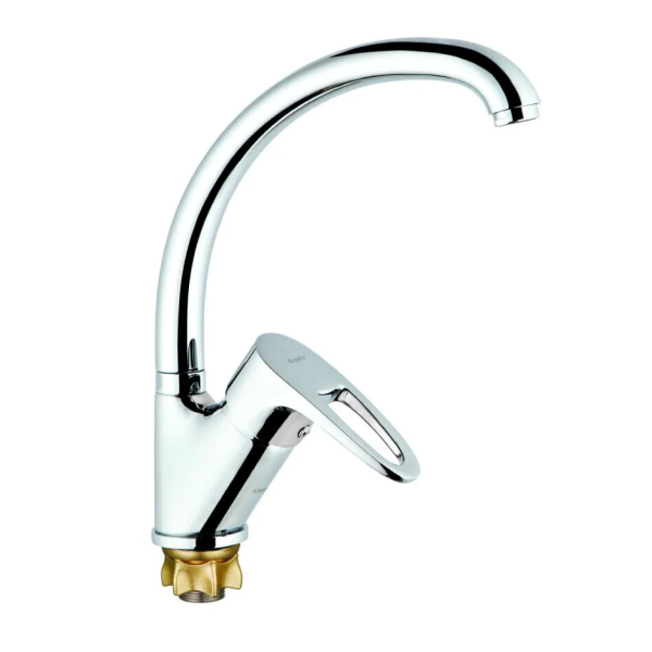 DYU4-A180 См-ль для кух.мойки с пов. изливом, ø40, гайка (корона)  ZEGOR