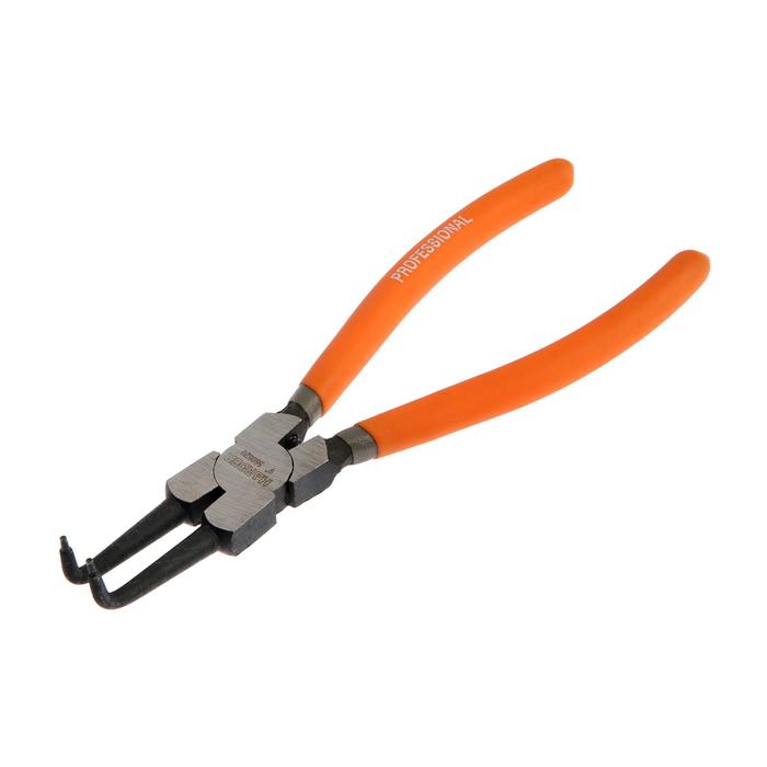 560520 Съемник профессиональный для внутренних стопорных колец, изогнутые губки, 215мм.// HARDEN