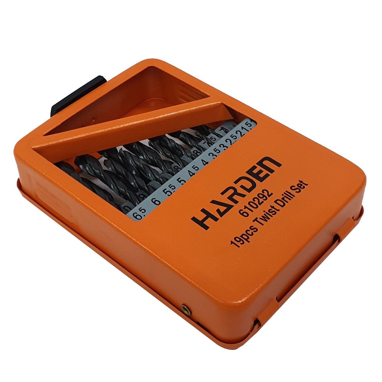 610292 Набор из 19 сверл по металлу HSS 1-,10mm // HARDEN