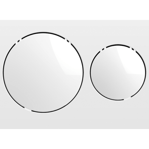 Кнопка для Инсталляции Zegor  CN731-0 Круглая, Белая