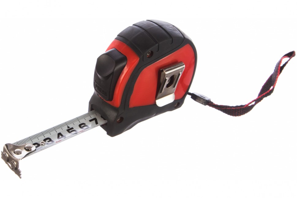 Рулетка с автостопом и магнитом 5 м х 25 мм "Монтажник" 602525