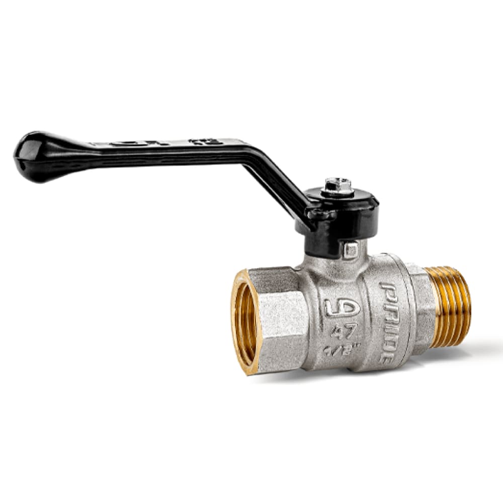 Кран шаровой латунный LD Pride 47.25.B-Н.Р Ду 25 Ру 40 рычаг (6)