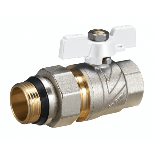 FAO12 Кран амер-ка прям 3/4" антипротеч.  с полусгоном Бабочка