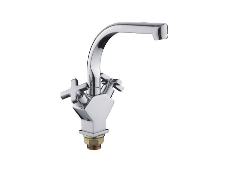 A4475 Смеситель для кухни с гайкой. Латунь