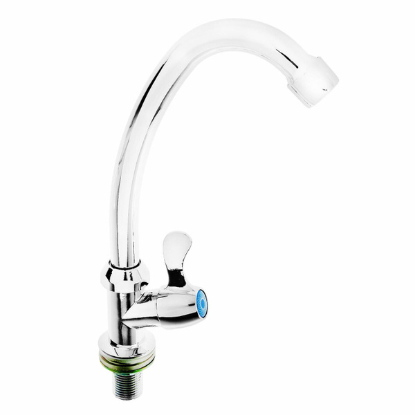 A4786-1 Смеситель одинарный для кухни с гайкой.(моно)