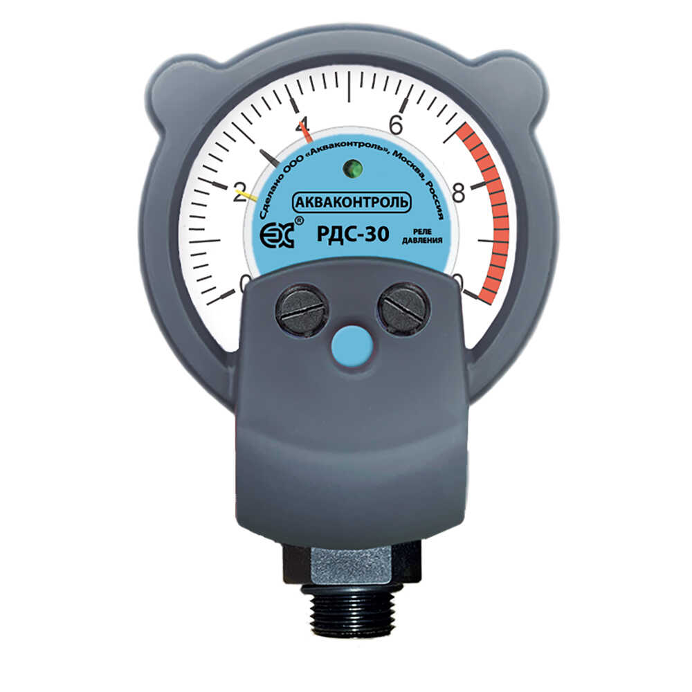 РДС-30 Реле давления стрелочное Extra, 1,5 кВт, G1/2"
