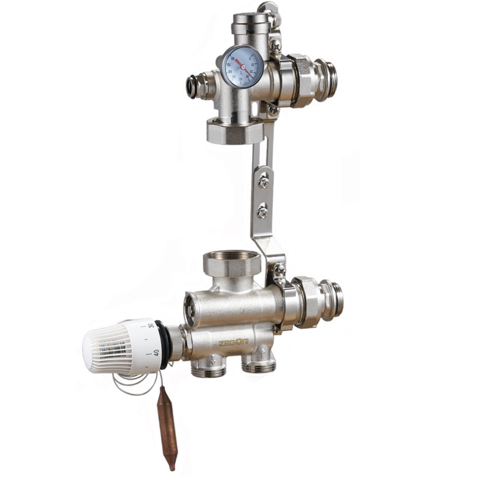 QS-6402 Насосно-смесительный узел для теплого пола