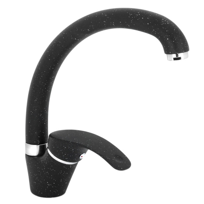 A4053F Смеситель для кухни. Черный матовый. Латунь. КерамикаΦ35