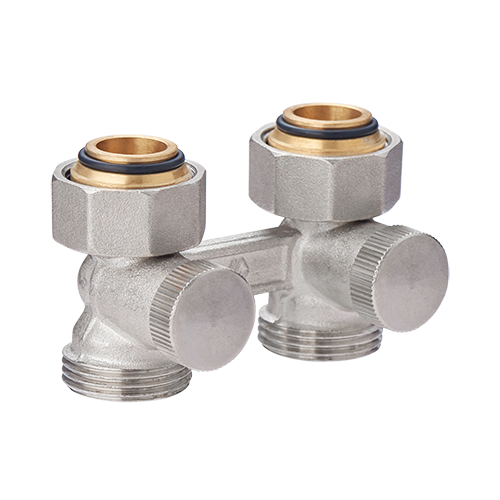 TR.410.0505 MVI Узел нижнего подключения прямой, для двухтрубных систем  3/4"х3/4"