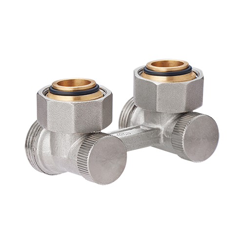 TR.420.0505 MVI Узел нижнего подключения угловой, для двухтрубных систем  3/4"х3/4"