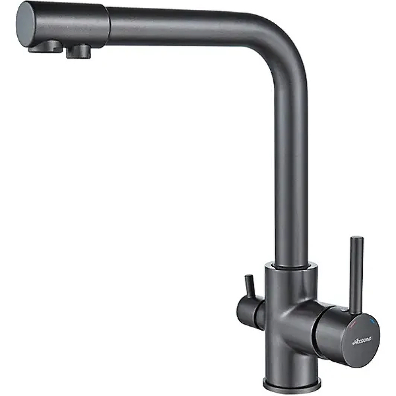 A5179AT-4 Смеситель для кухни с выходом для питьевой воды.Серый сатин