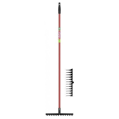 ГРАБЛИ 12 ЗУБЬЕВ НА МЕТАЛЛИЧЕСКОМ ЧЕРЕНКЕ БЦМ 2197