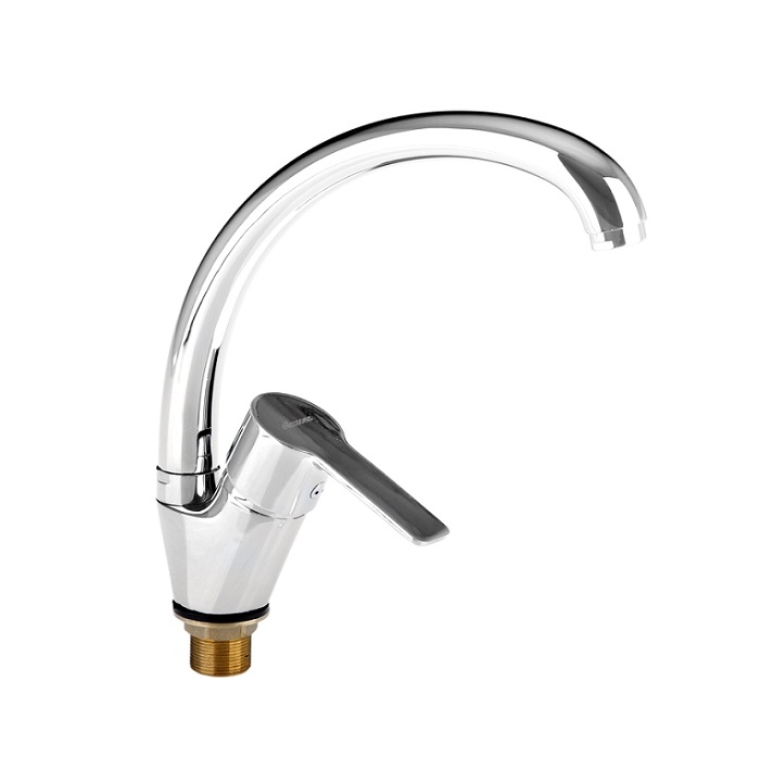 A4008 Смеситель для кухни с гайкой, однорычажный.Φ35