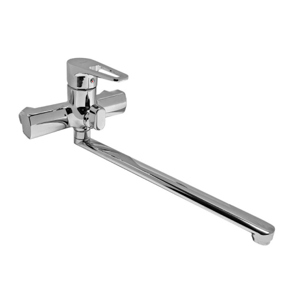 EDN7-A183 Смеситель для ванны шаровый 40мм  встр. переключатель Zegor