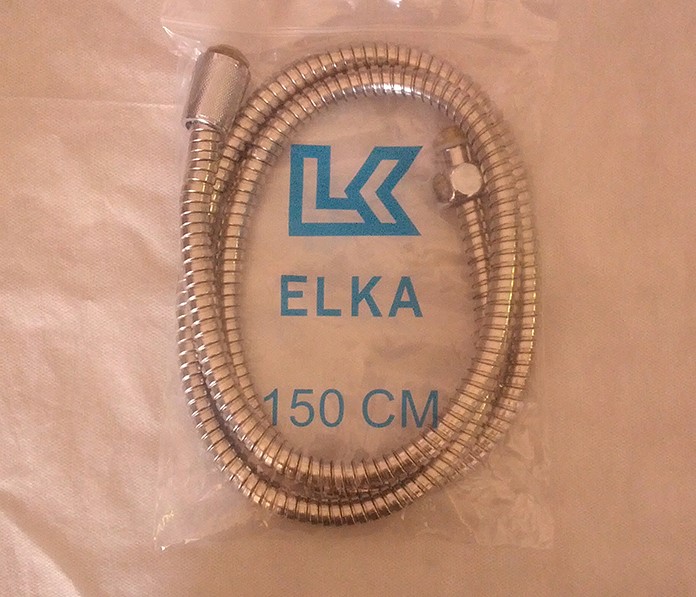 098 Шланг для душа 150 см, d 13 мм, внутренний шланг PVC, двойной замок