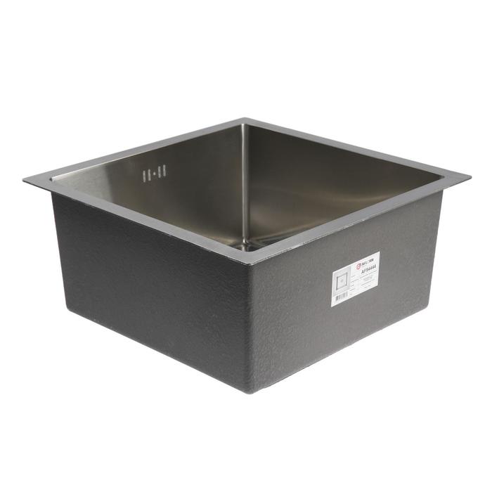 AF94444 Мойка врезная нерж. 44х44, толщ 3,0 мм,Сатин.Премиум.