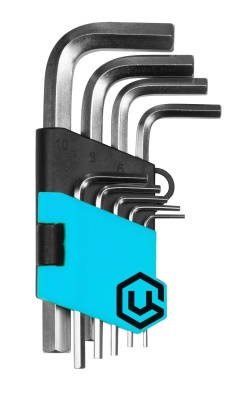 НАБОР ШЕСТИГРАННЫХ КЛЮЧЕЙ коротких 9 шт ЦИ 2050