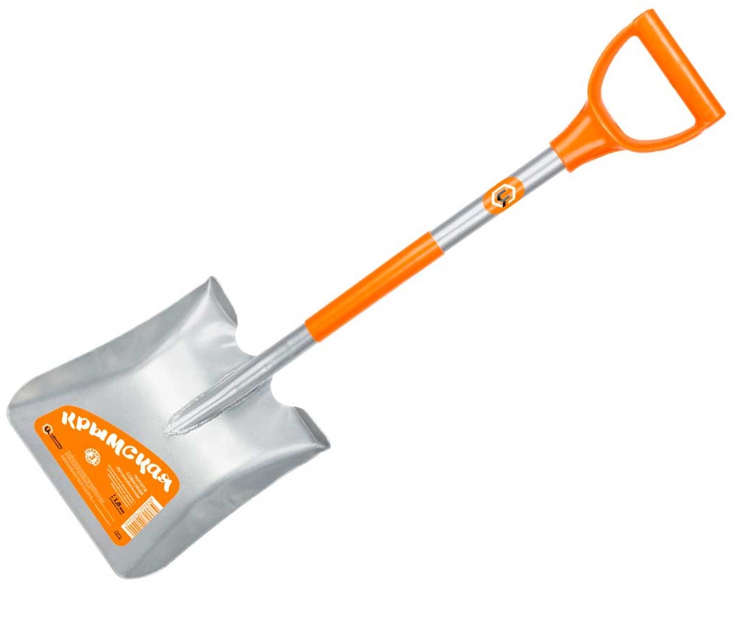 ЛОПАТА АВТОМОБИЛЬНАЯ ЦЕЛЬНОМЕТАЛЛИЧЕСКАЯ СОВКОВАЯ С ПЛАСТИКОВОЙ РУЧКОЙ "КРЫМСКАЯ"1618