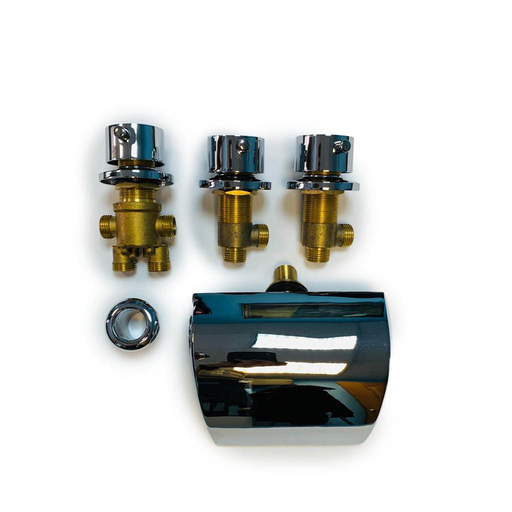 Смеситель врезной на борт ванны GR-H707 (плоский)