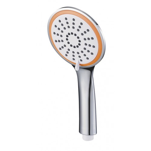 WKY-5012-OG  Лейка душевая 3-функц., хром оранж.окантовка