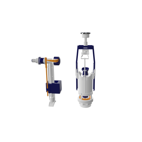 SA416-6 Сливной механизм для бачка бок (20)