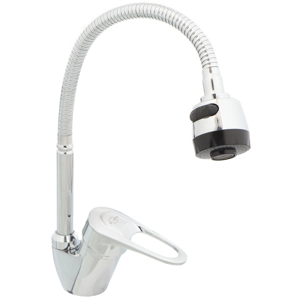 LOP4-B043  смеситель для кухни боковой SOLONE