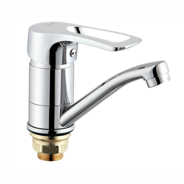 PED4-B181 См-ль для кух.мойки с пов. изливом 240мм, ø40, гайка (корона)(Lt) ZEGOR