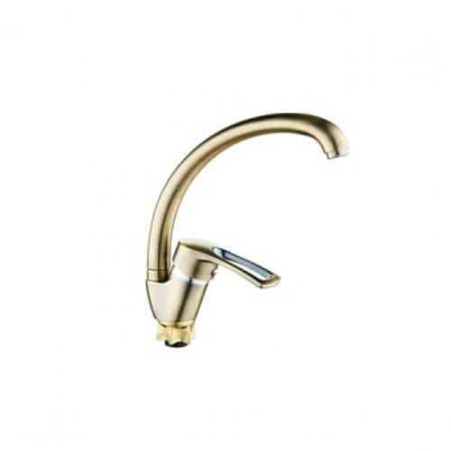 YUB4-A181KT См-ль для кух. мойки с пов. изливом, ø40, гайка (корона), бронза ZEGOR