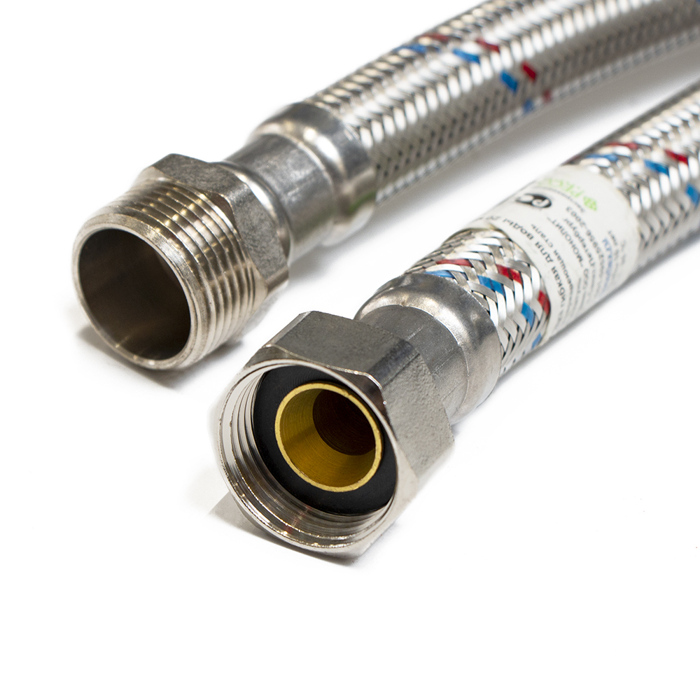 250 см Подводка для воды SS 12мм 1/2 в-н