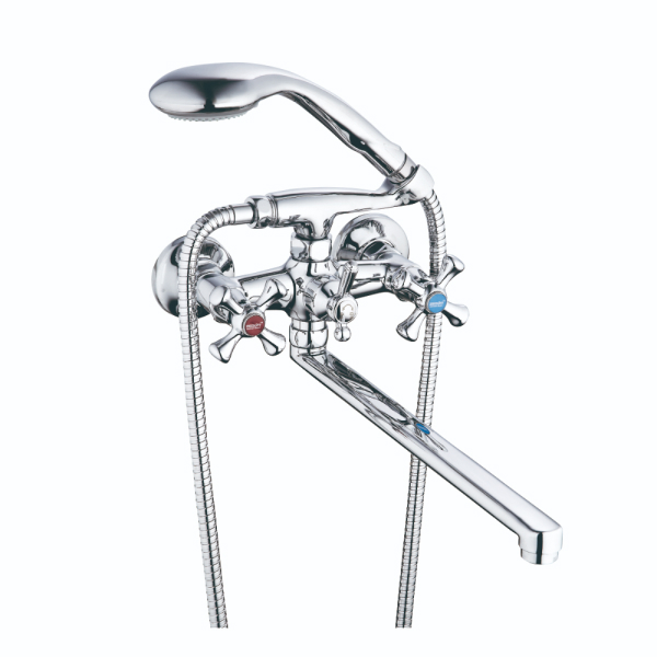 DTZ7-A827 См-ль для ванны с плоским пов.изливом, кер. (1/2) 180° , шар. ZEGOR
